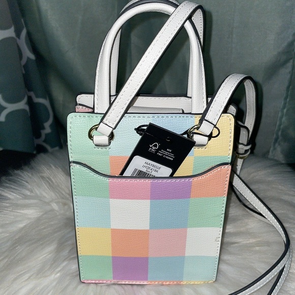 (NWT) KARL LAGERFELD PARIS Maybelle Character Small Crossbody Blush Combo - Picture 3 of 16